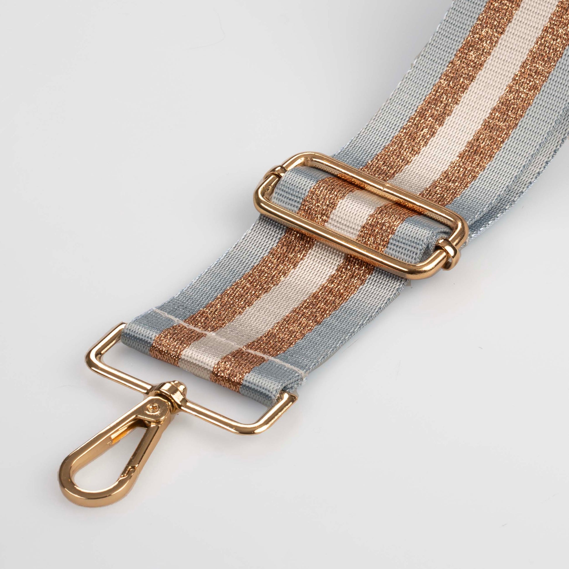 Blue-Gold-Metallic-Stripe-Bag-Strap