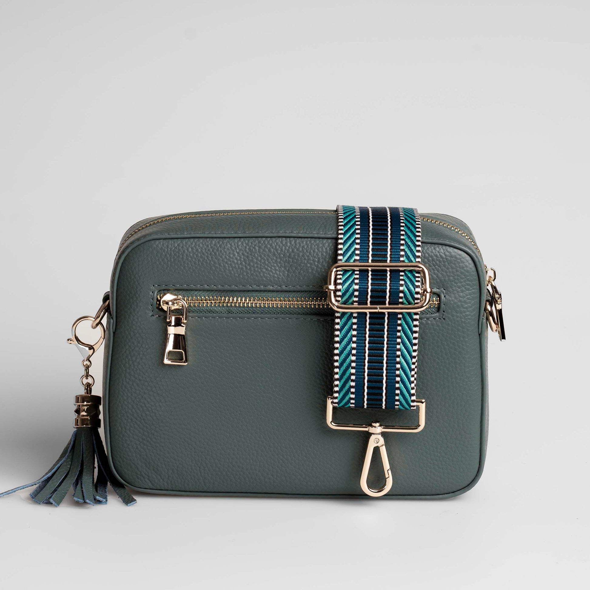 Swoon London Stratford Crossbody Bag in Azure Green