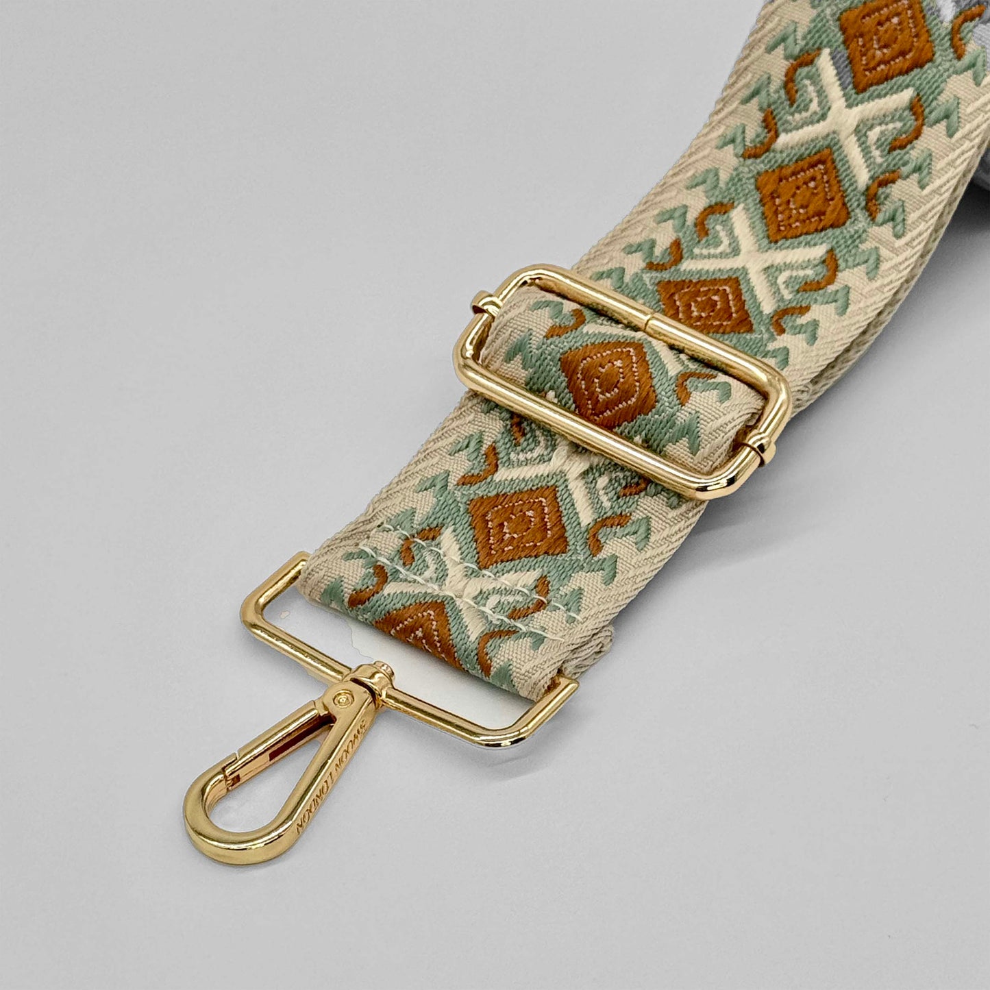 Diamond Harlan Woven Bag Strap - Close Up