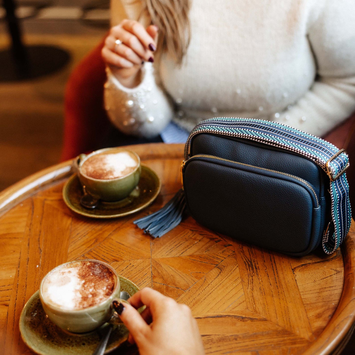 Swoon London Stargazer Leather Crossbody Bag Set