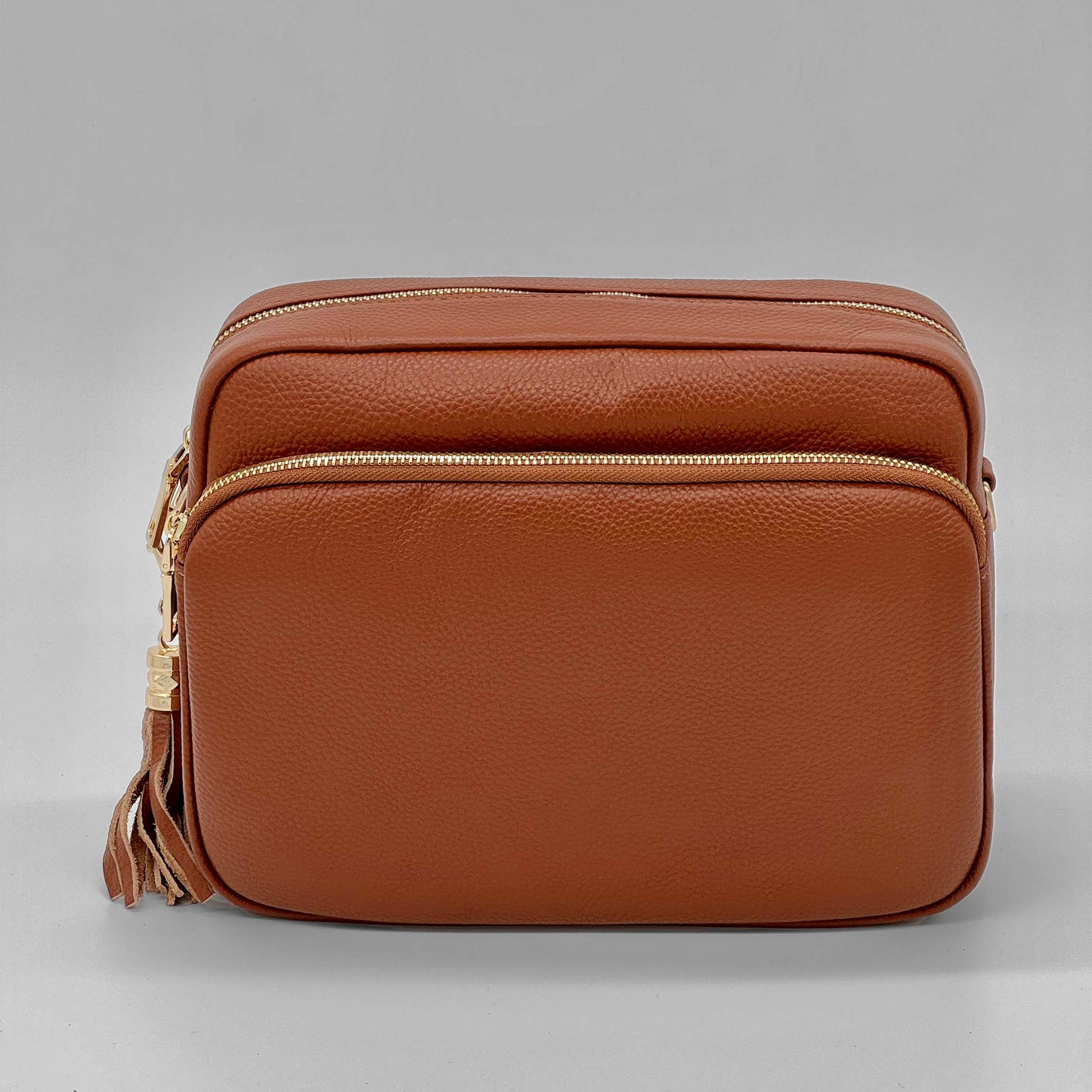 Swoon London Downton XL Leather Crossbody Bag Tuscan Tan