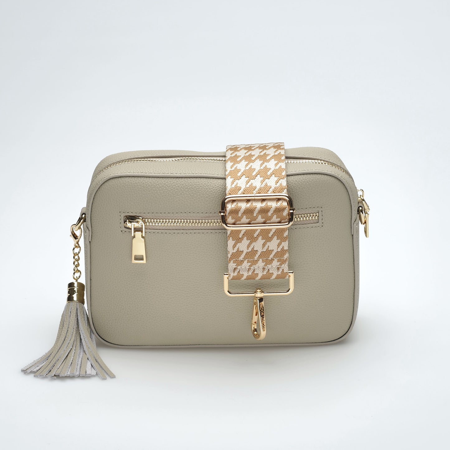 Mid Gold Houndstooth