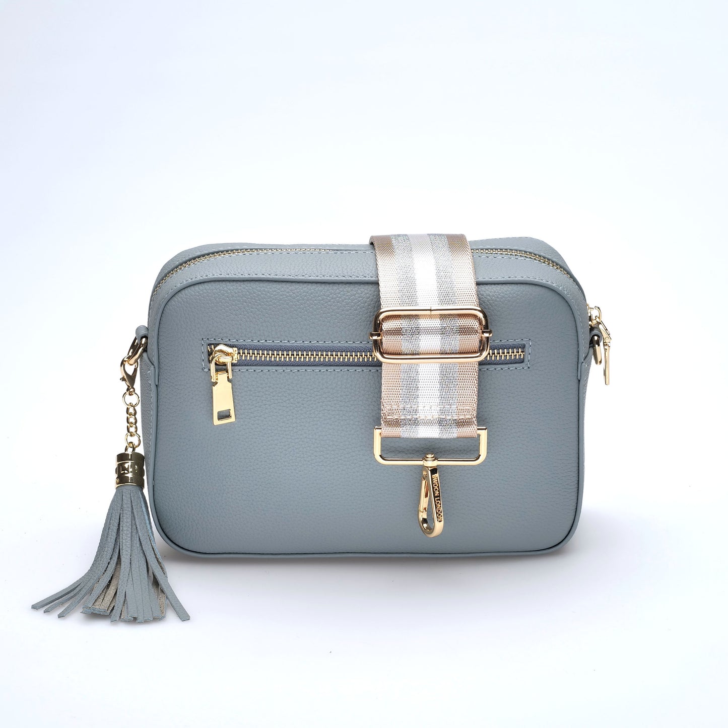 Swoon London Stratford West Coast Blue - Stone & Silver Metallic Stripe