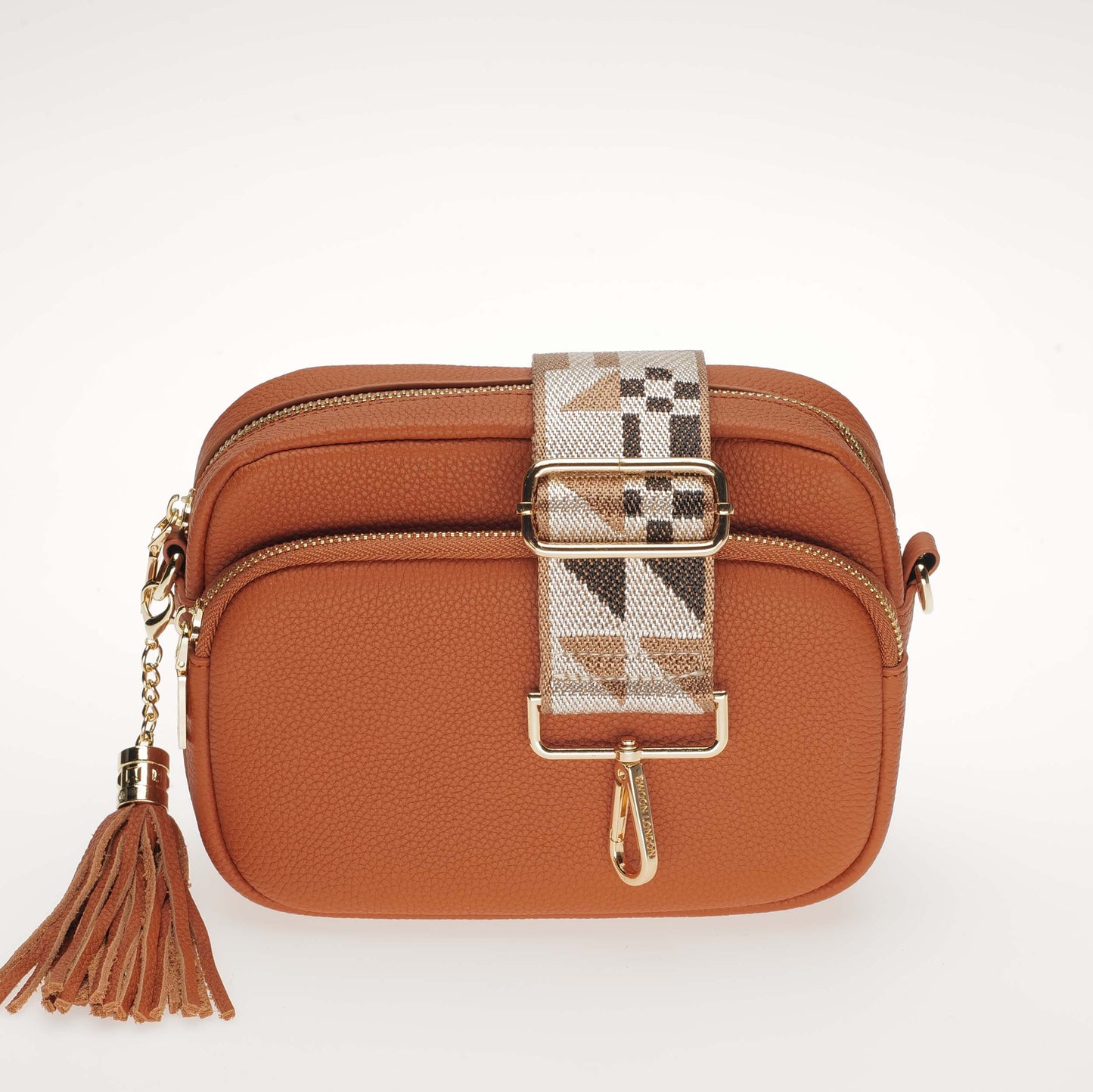 Brown Abstract Strap