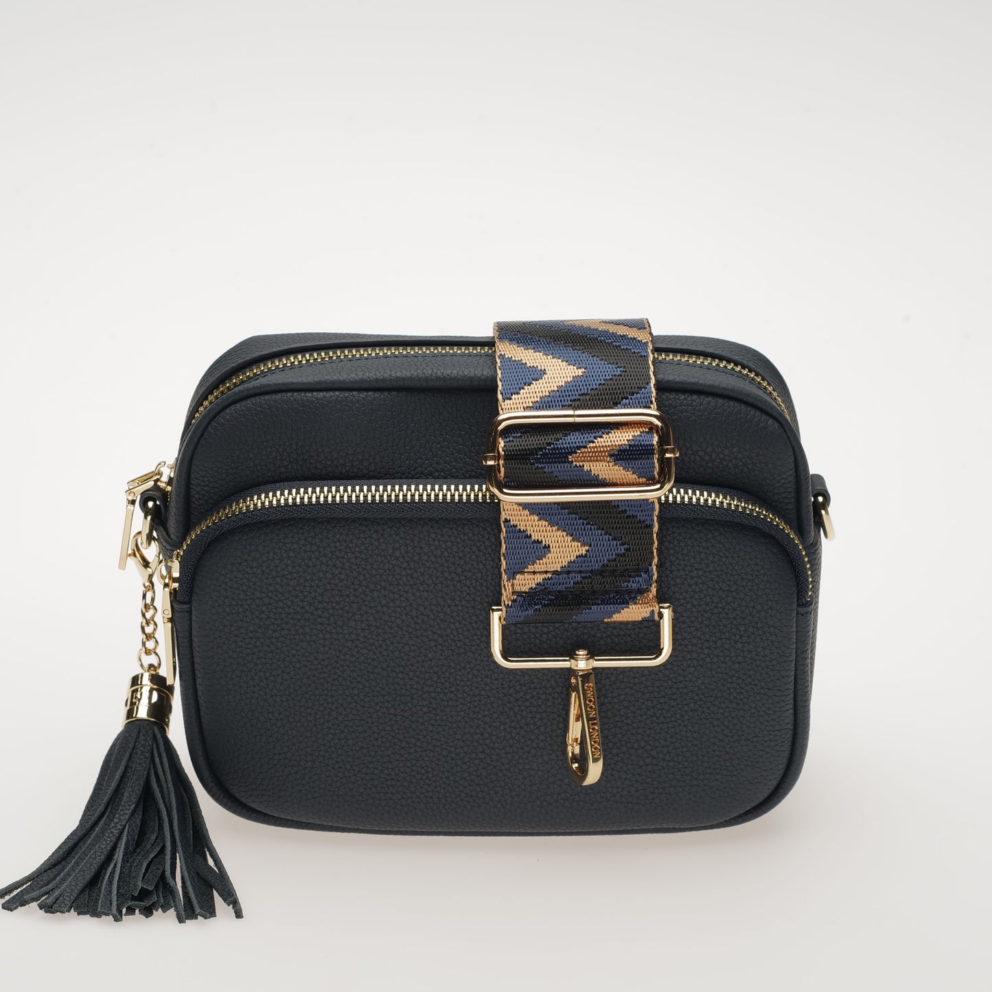 Blue & Stone Zig Zag Strap