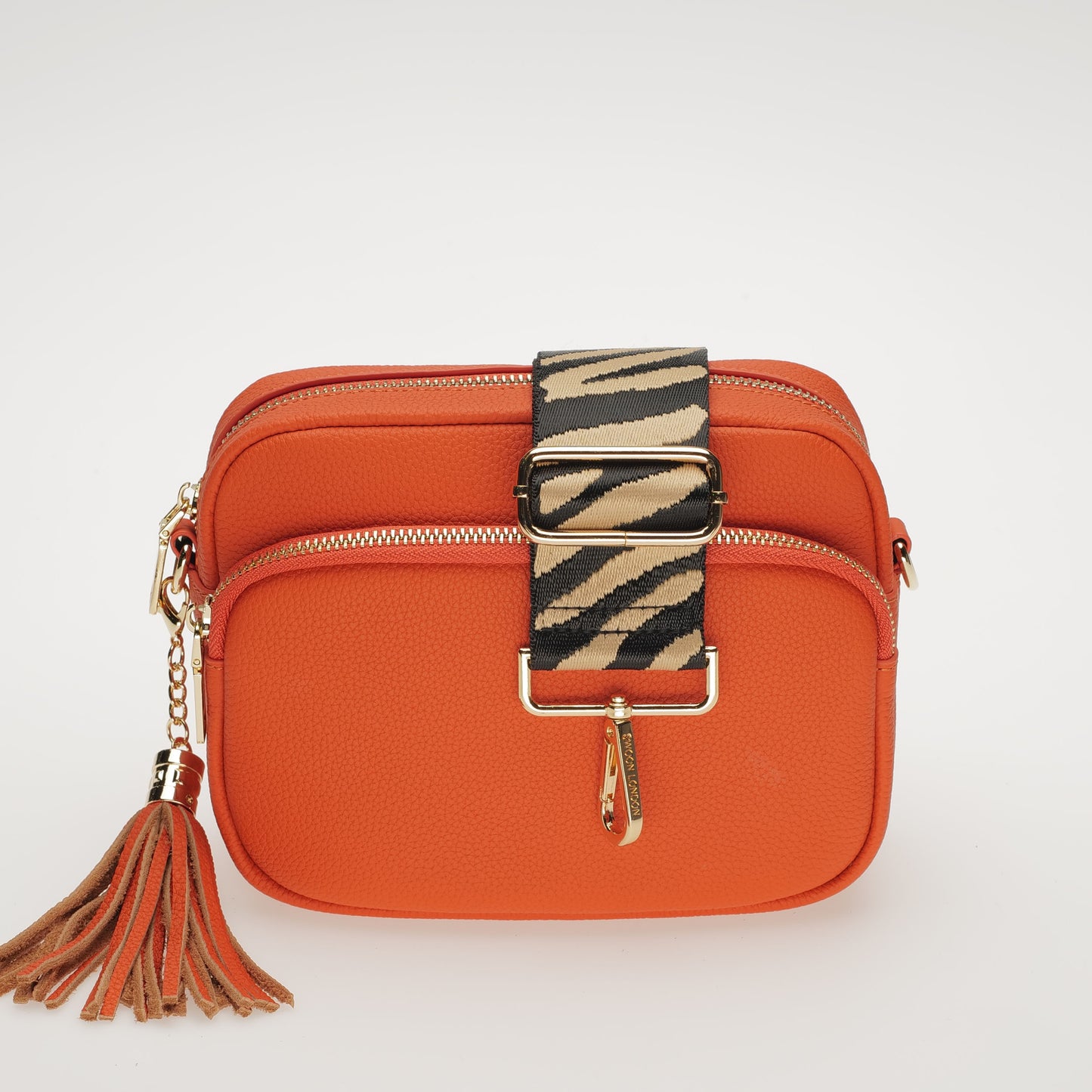 Mocha Zebra Bag Strap