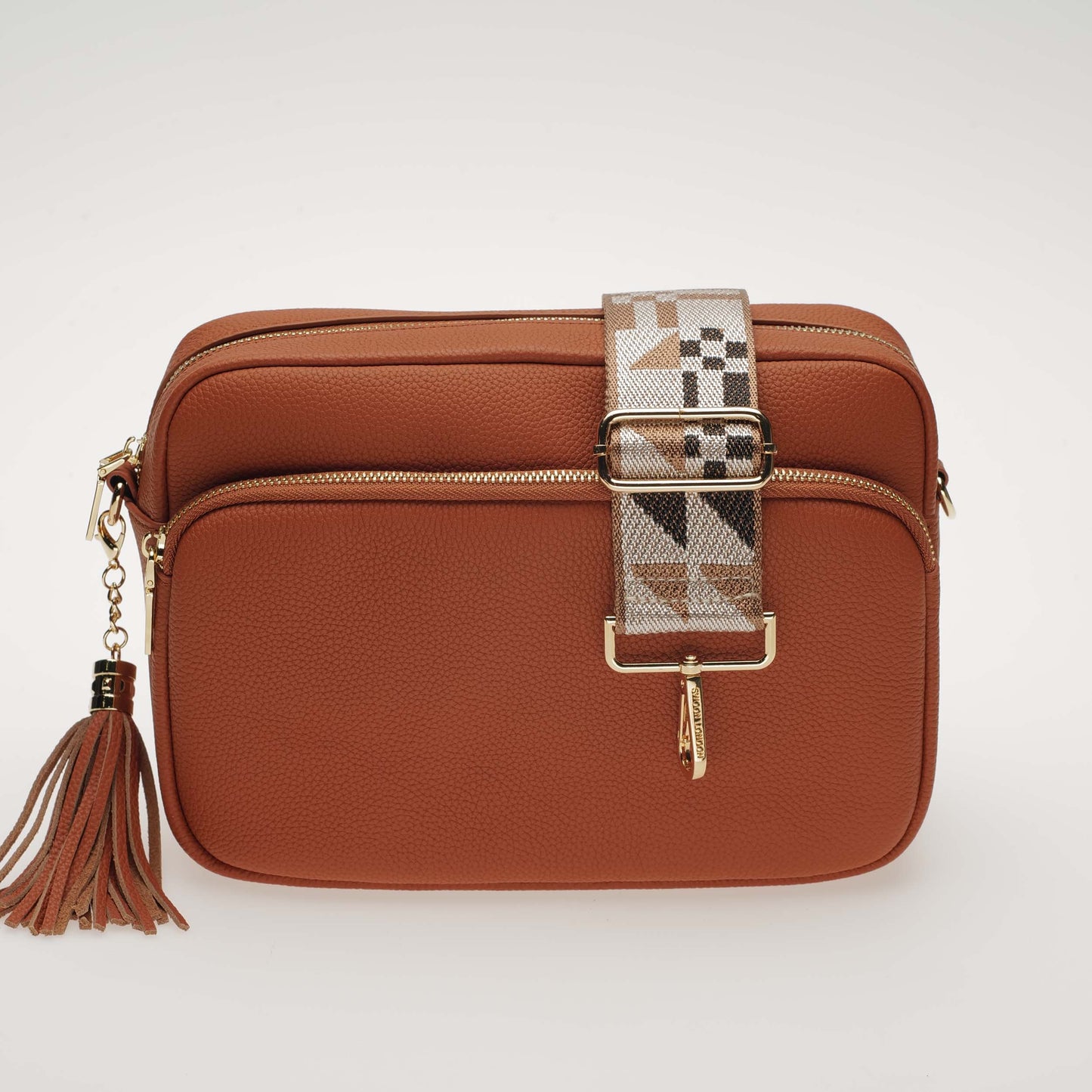 Brown Abstract Strap