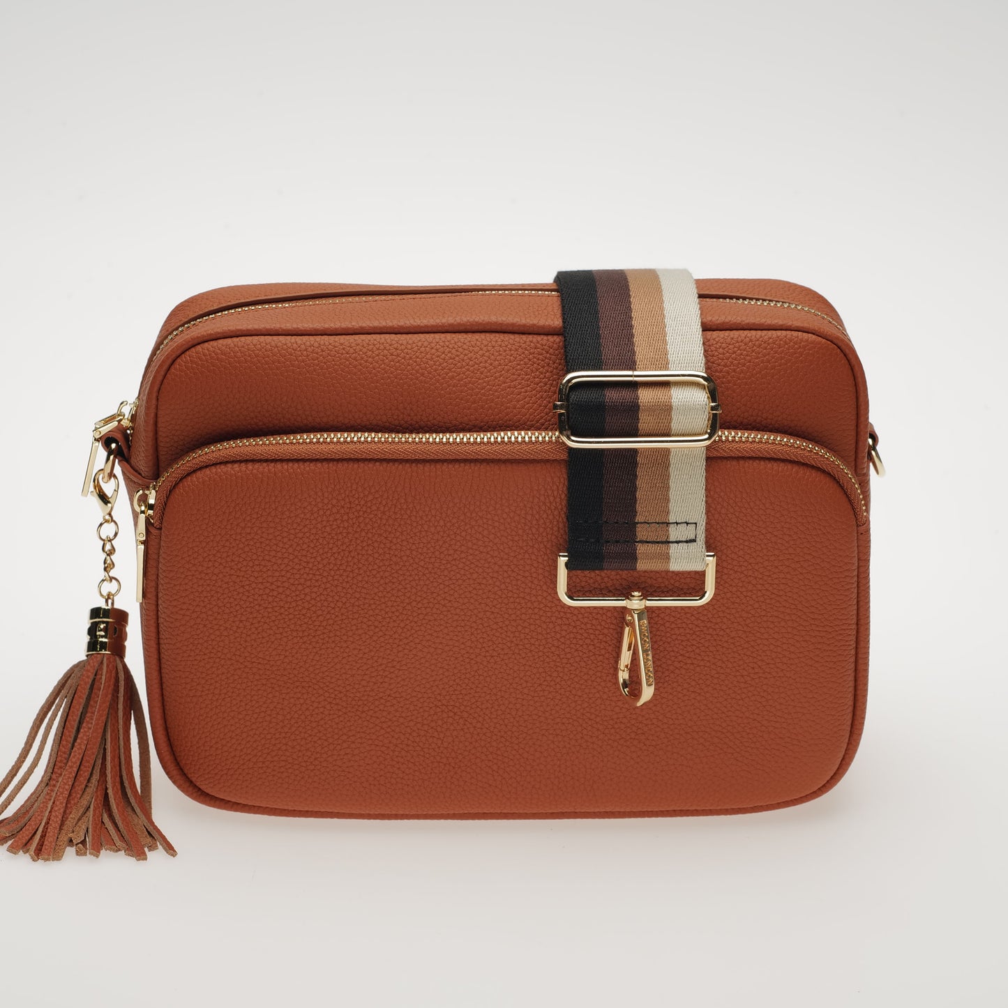 Brown Tones Stripe Strap