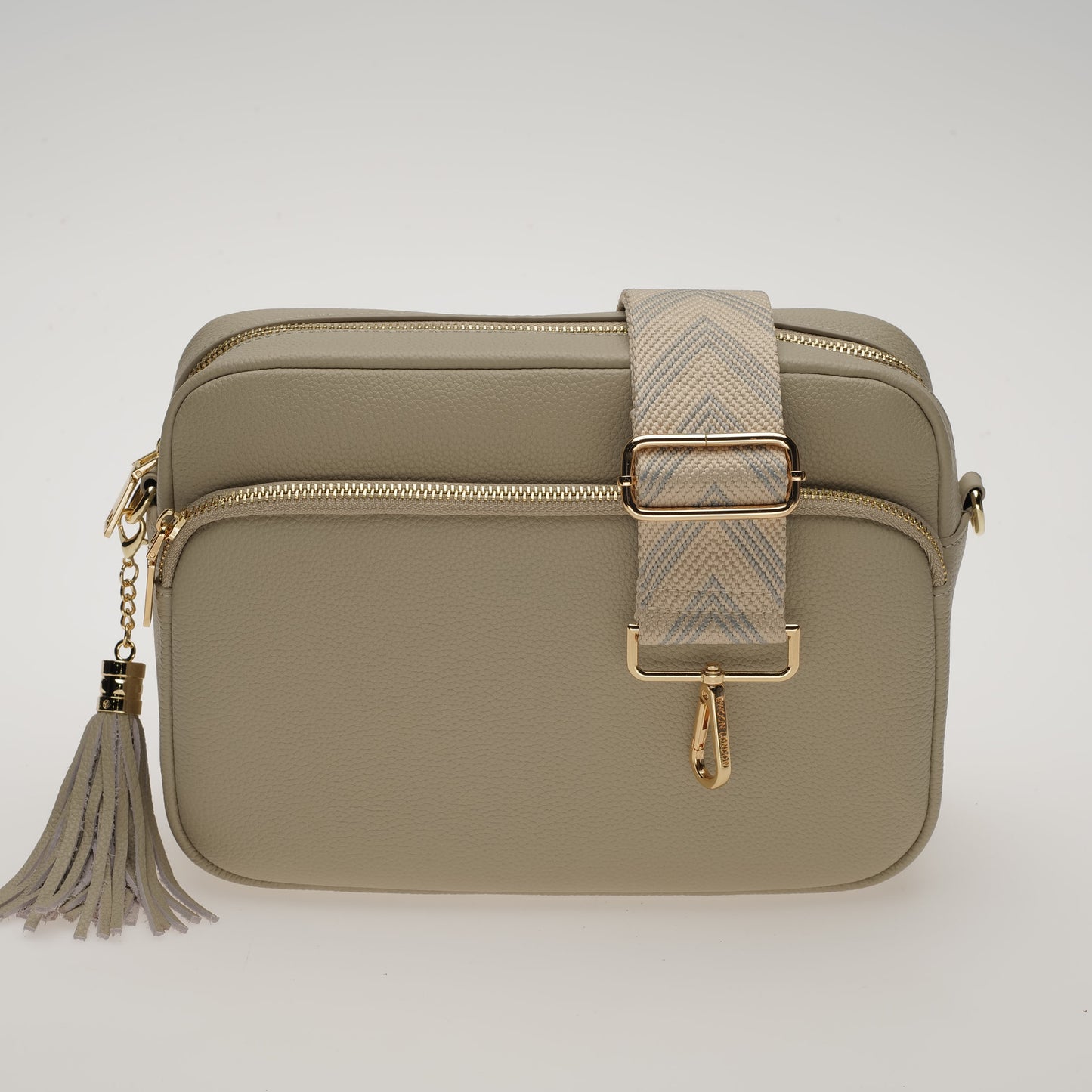 Grey Herringbone Strap