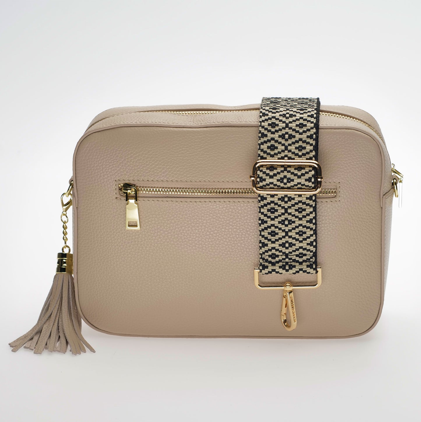 Stratford XL Leather Crossbody Bag in Calma Stone