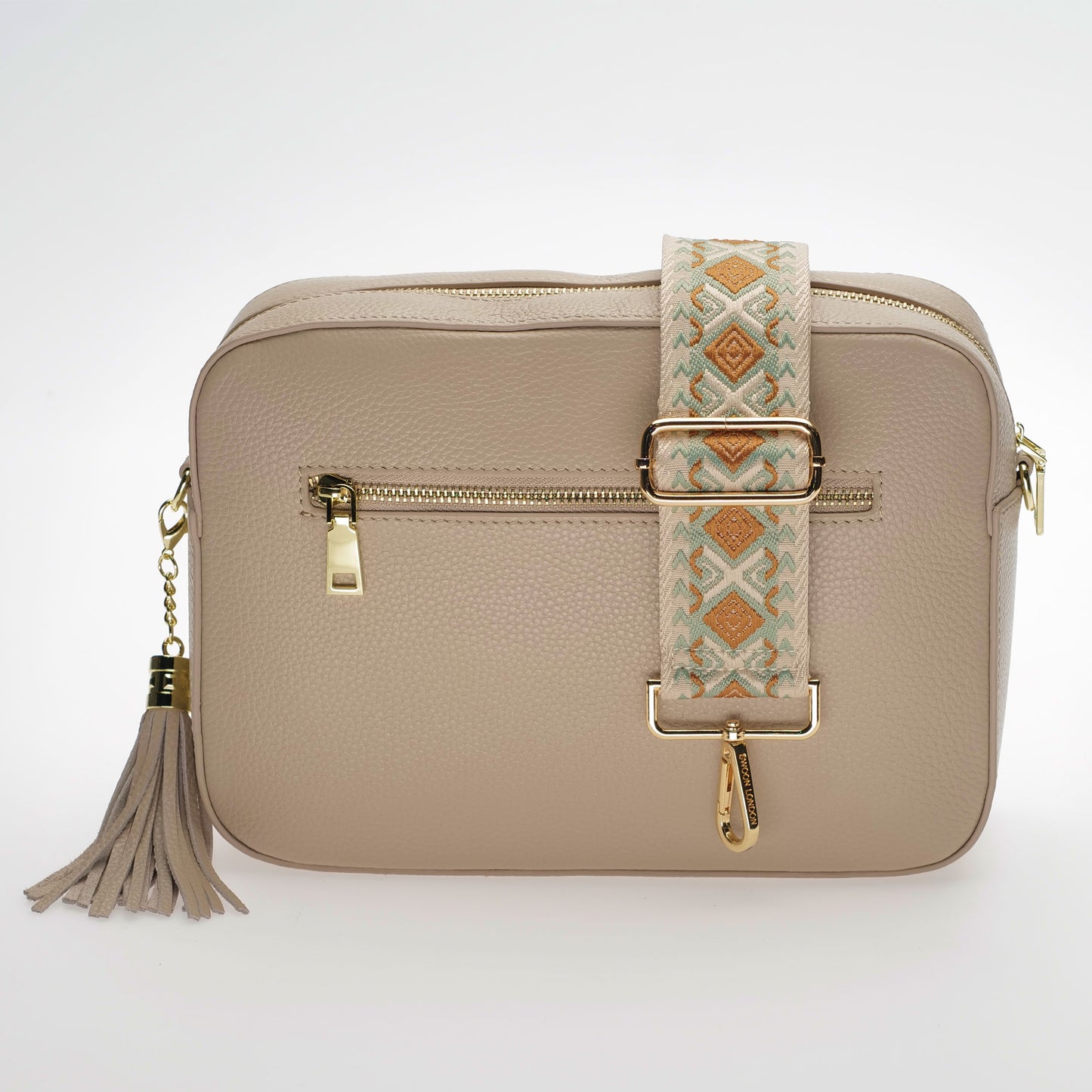 Stratford XL Leather Crossbody Bag in Calma Stone