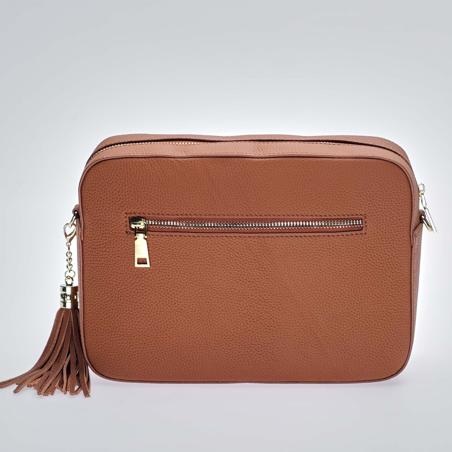 Stratford XL Crossbody Bag - Bronzed Tan - Front