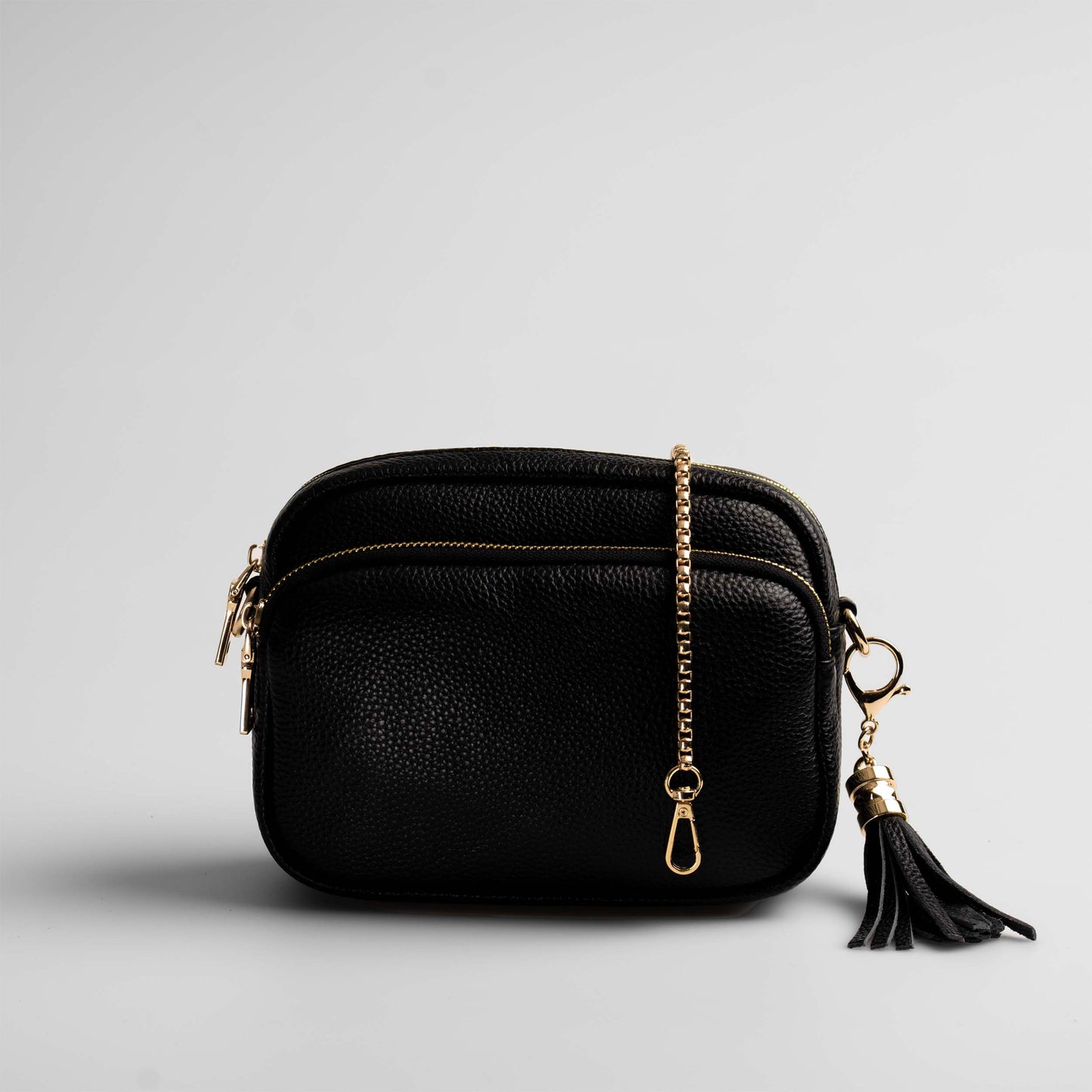 Downton Crossbody Bag in Midnight Black - Swoon London