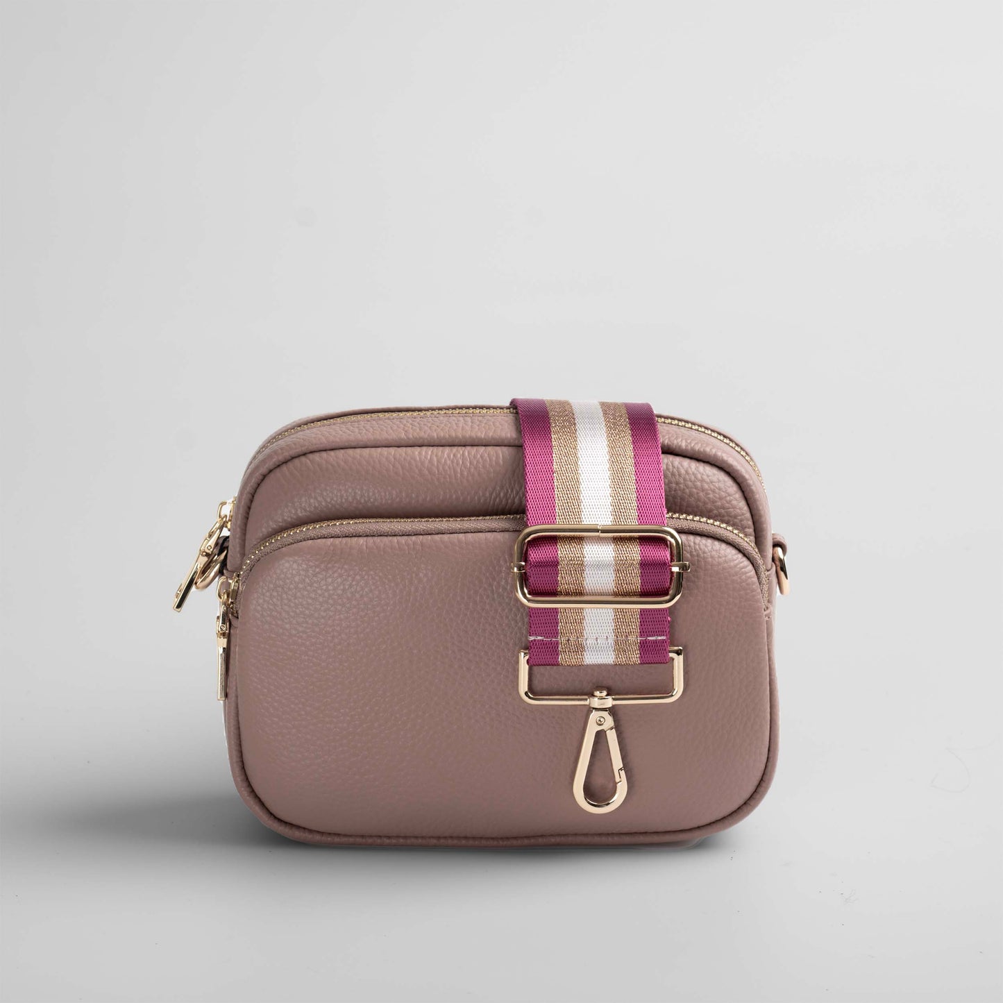 Downton Crossbody Bag in Blush Pink - Swoon London