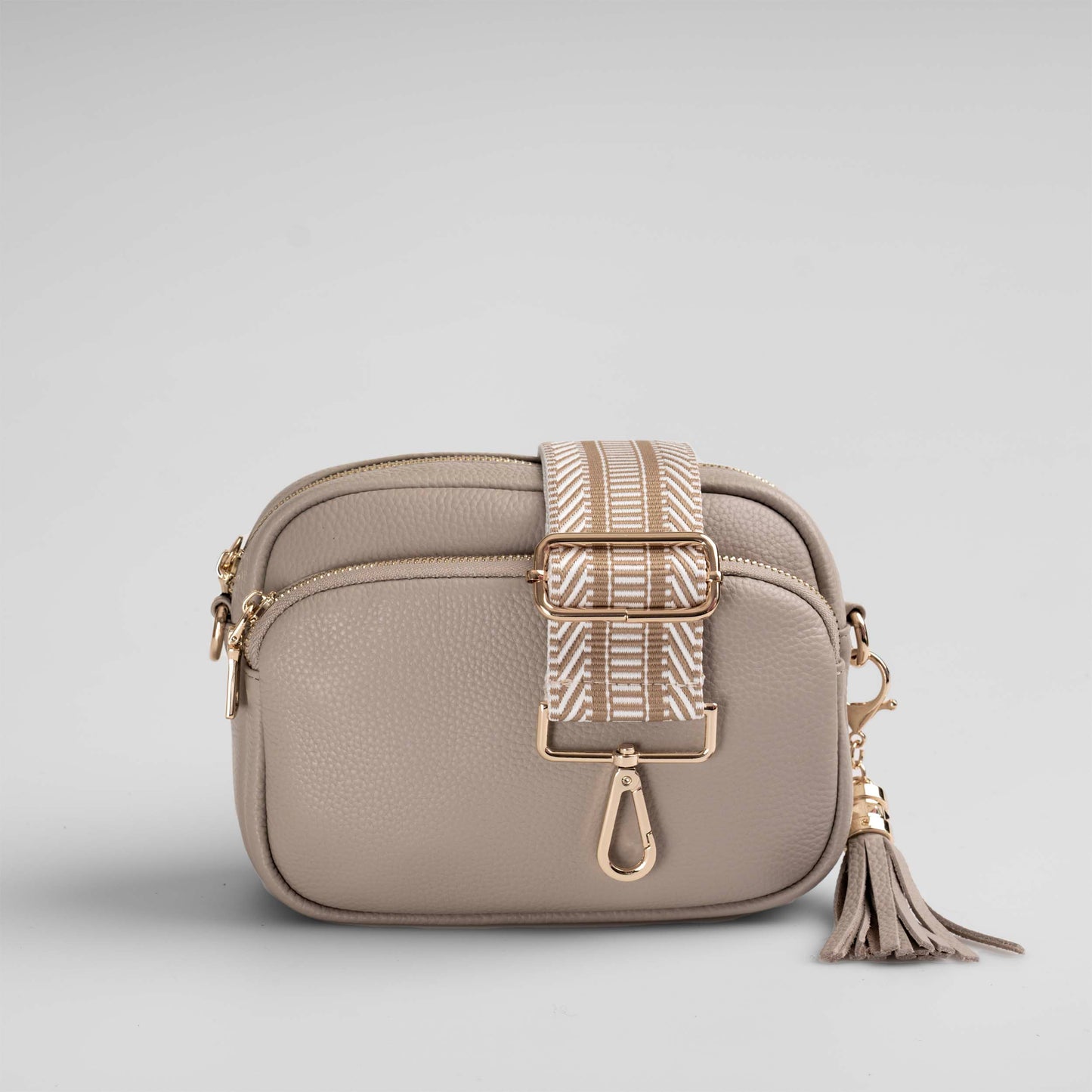 Downton Crossbody Bag in Calma Stone - Swoon London