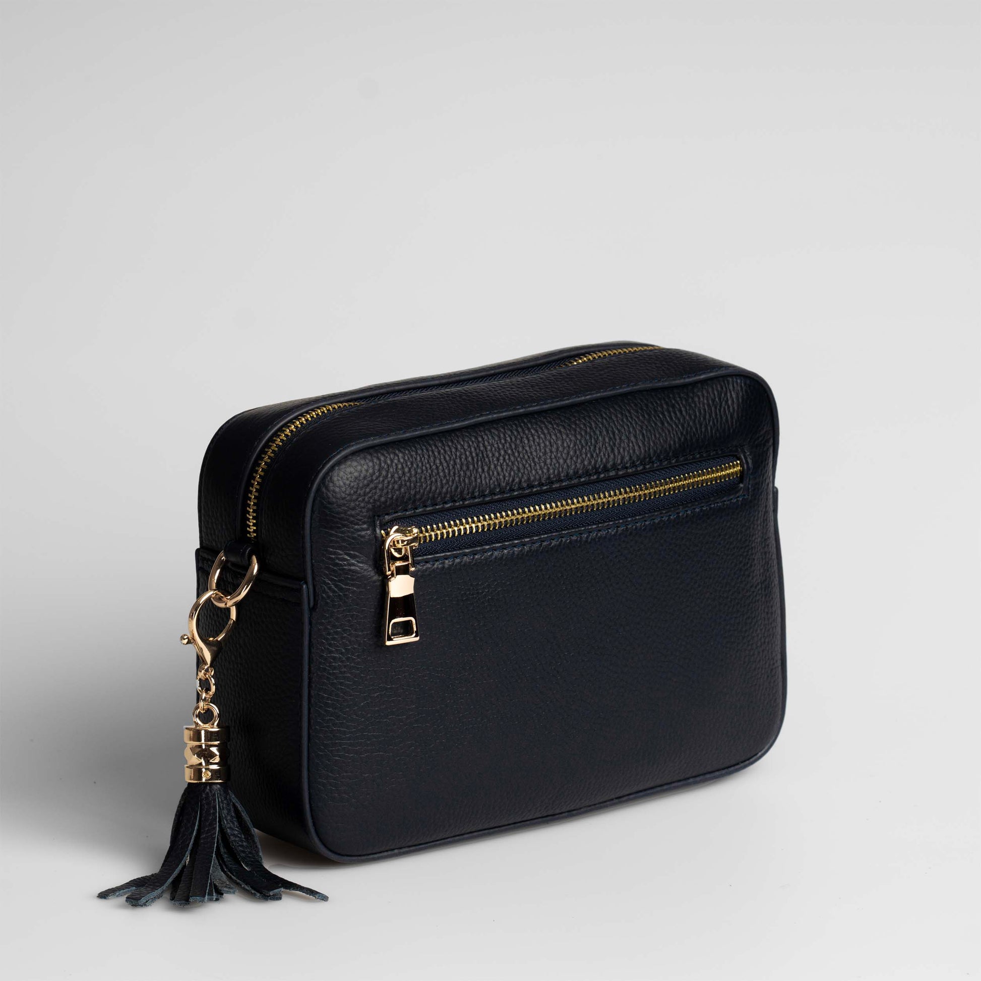 Swoon London Stratford Leather Crossbody Bag in Dark Navy