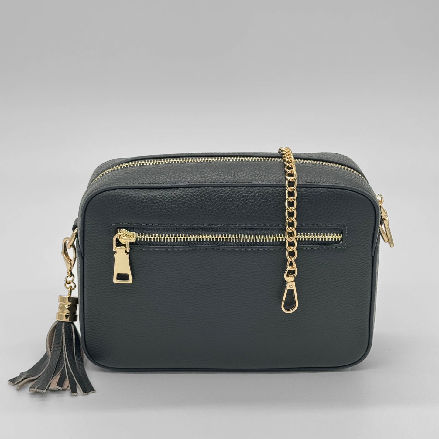 Bag with Gold Cable Chain Bag Strap