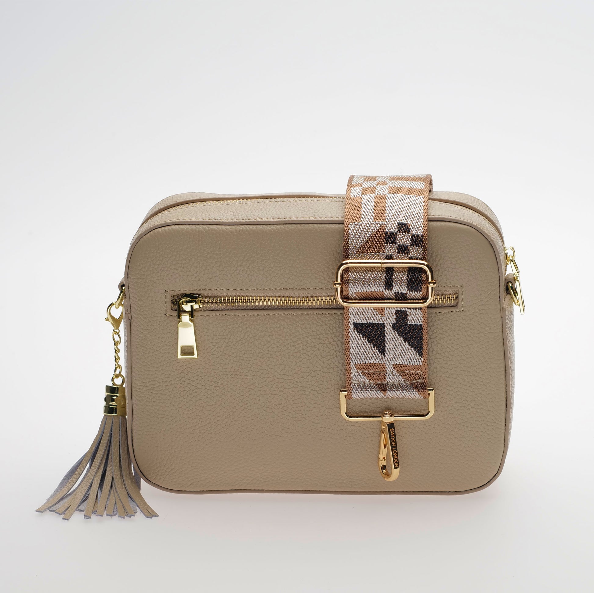 Brown Abstract Strap by Swoon London
