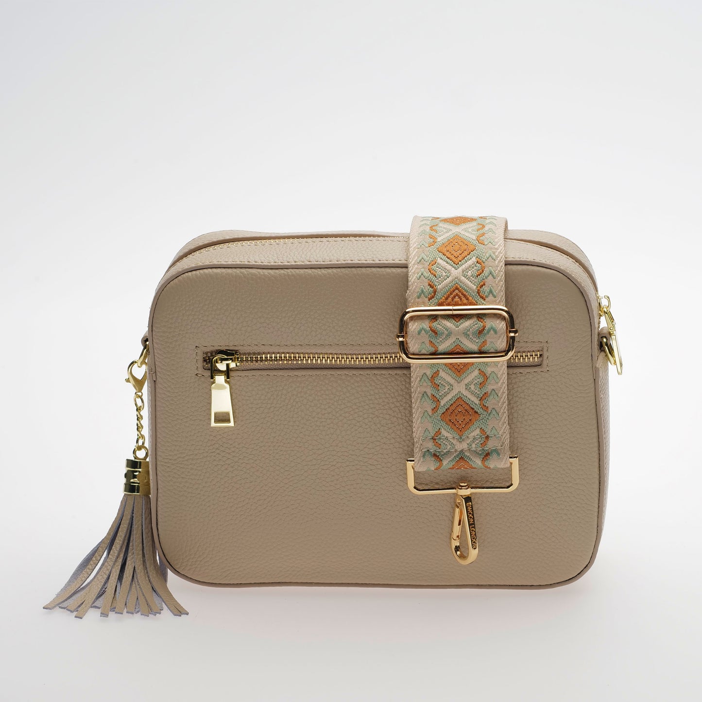 Stratford Leather Crossbody Bag in Calma Stone