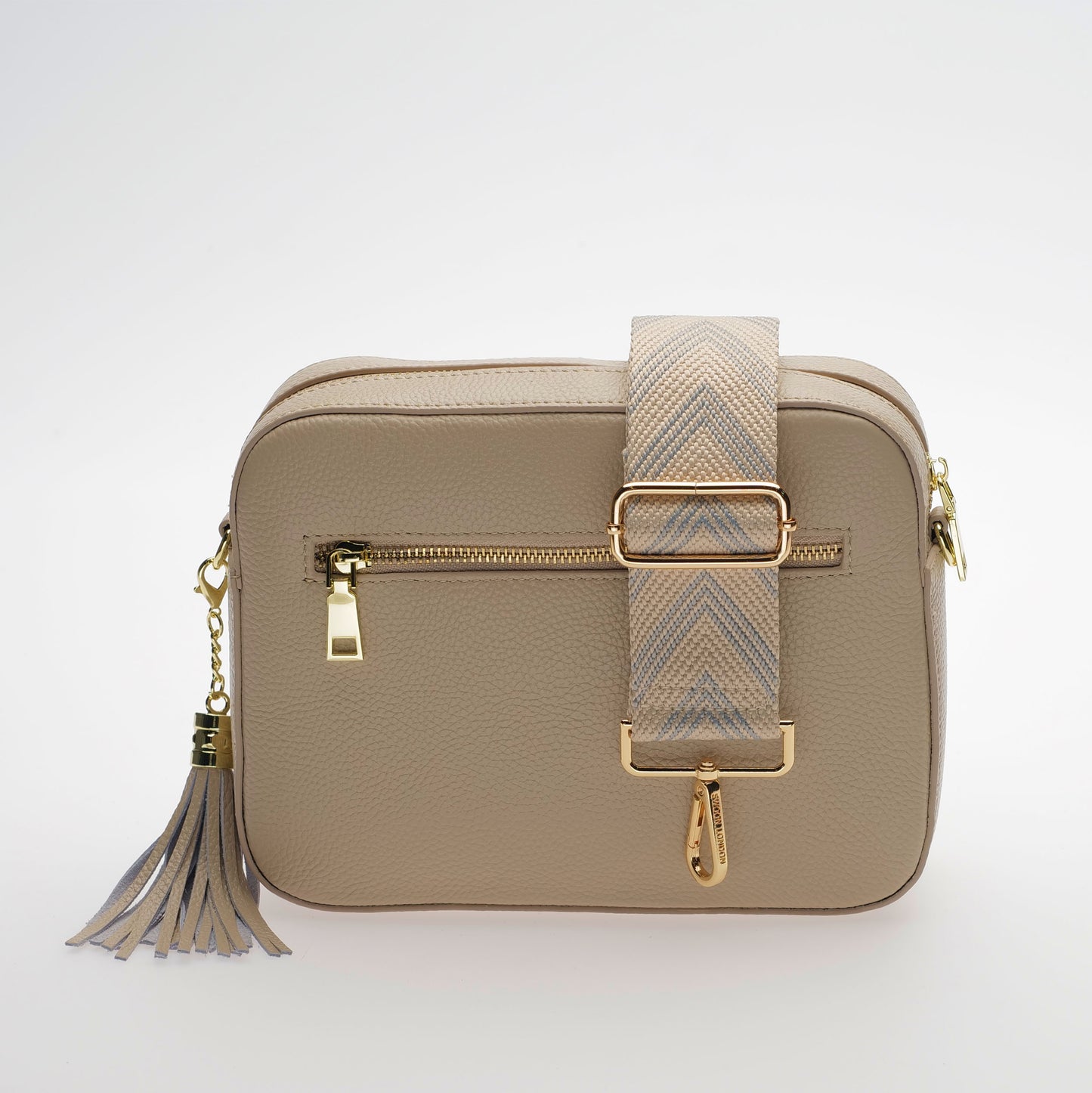 Stratford Leather Crossbody Bag in Calma Stone