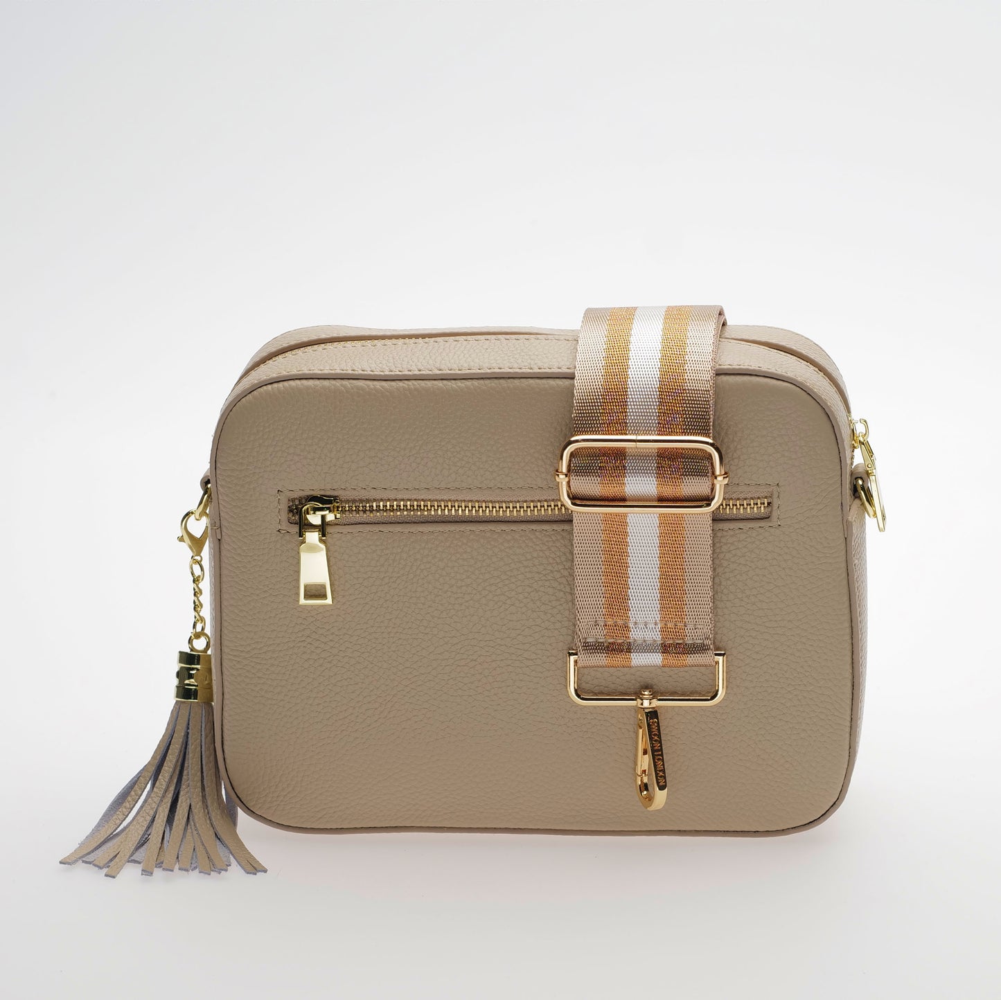 Stratford Leather Crossbody Bag in Calma Stone