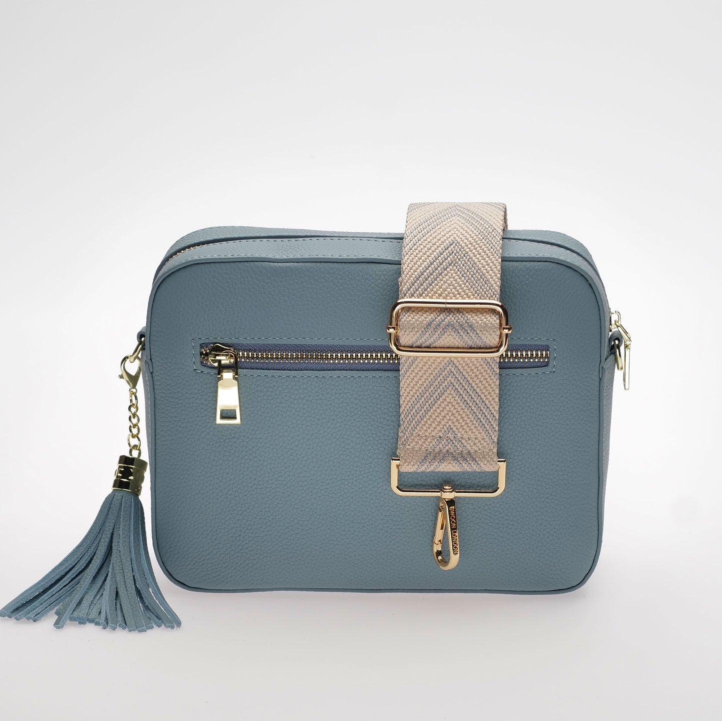 Stratford Leather Crossbody Bag in West Coast Blue