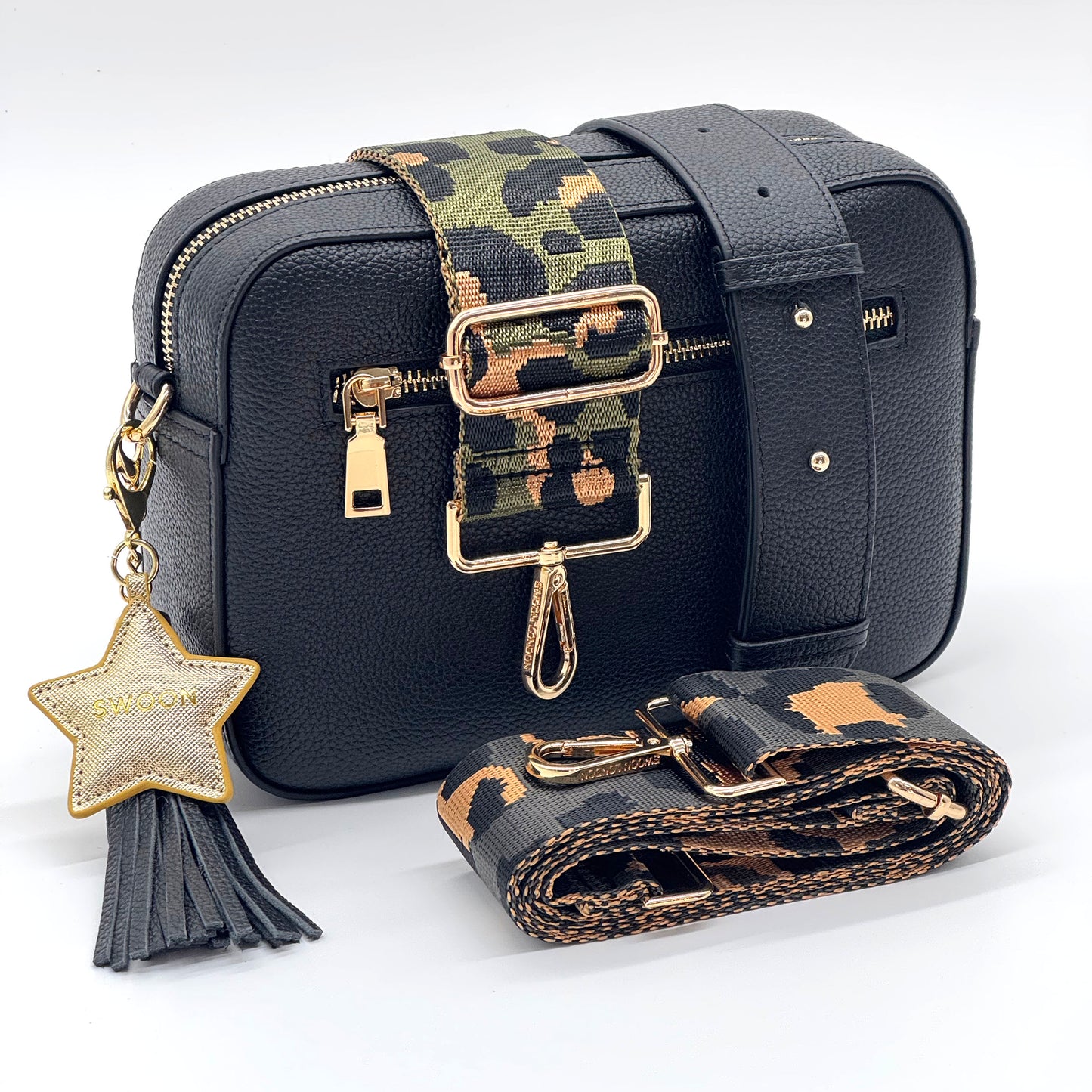 The Leopard Print Lovers Handbag set by Swoon London