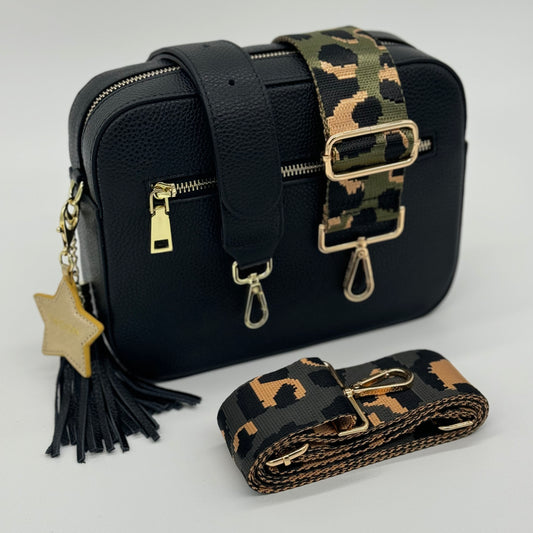 The Leopard Print Lovers Bag Set by Swoon London