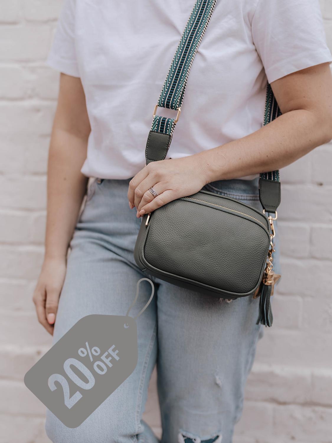 Save 20% on our Azure Green Downton Bag!