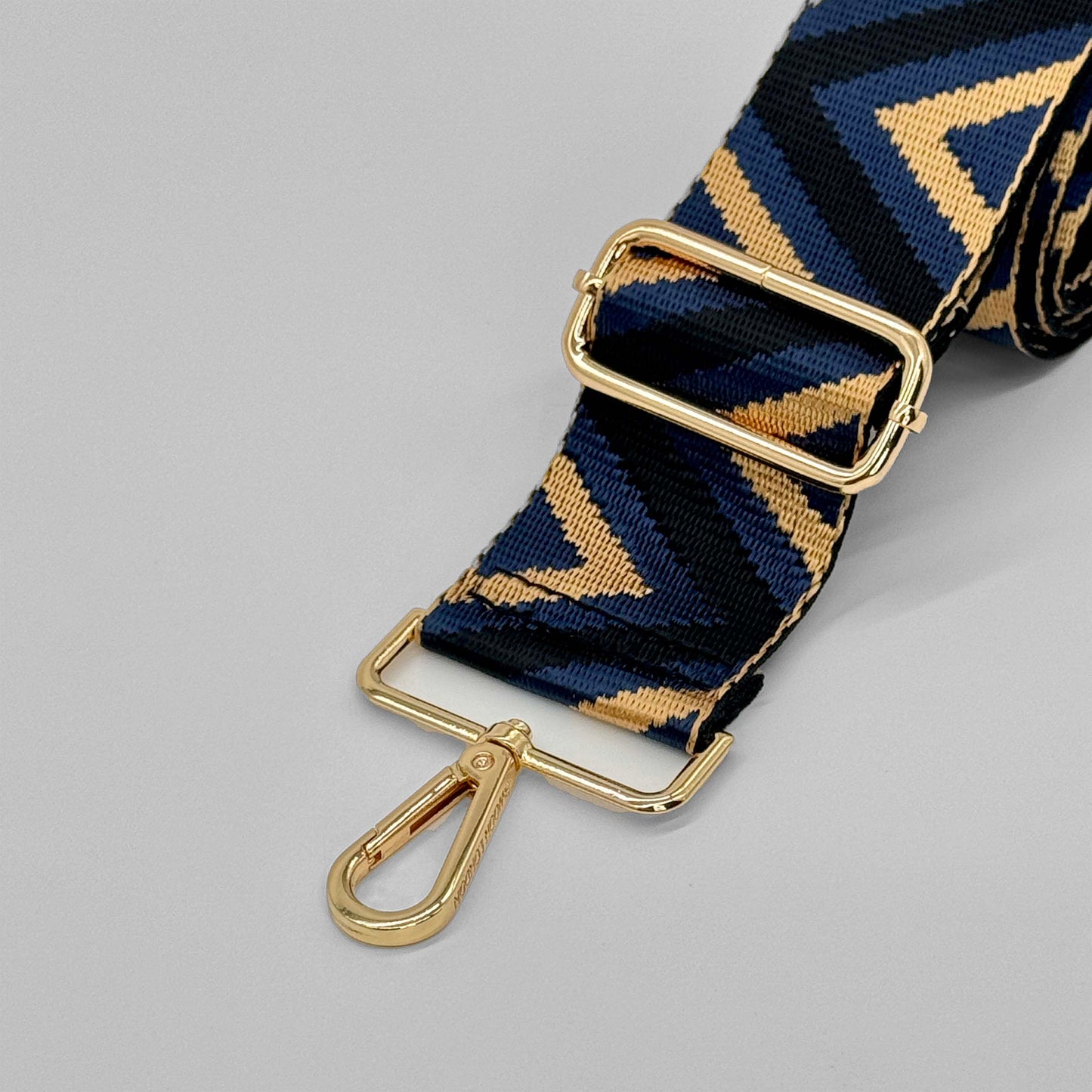 Blue & Stone Zig Zag Strap