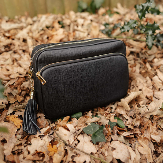 Large Black Shoulder Bag - Swoon London