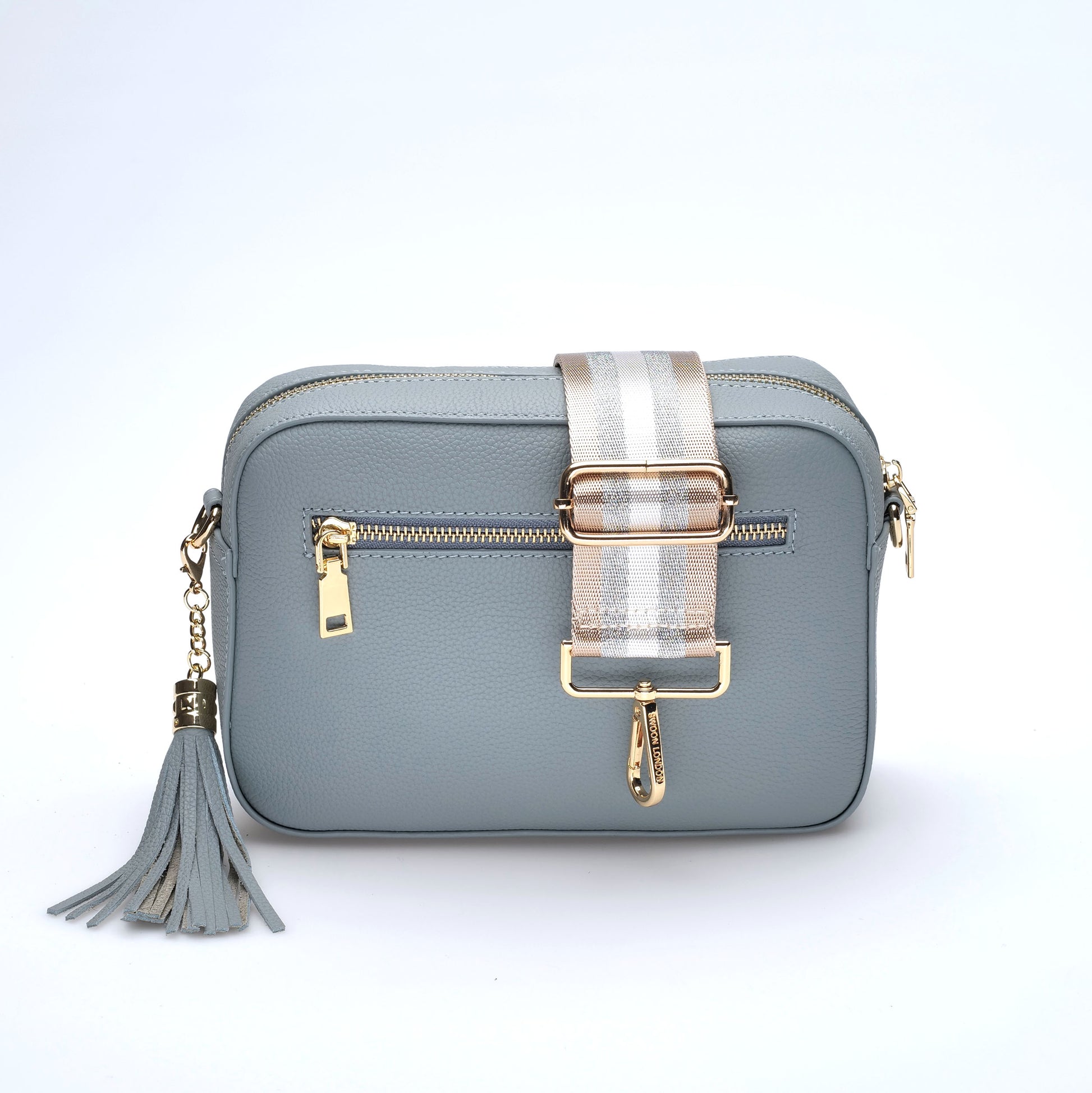 Swoon London Stratford West Coast Blue - Stone & Silver Metallic Stripe