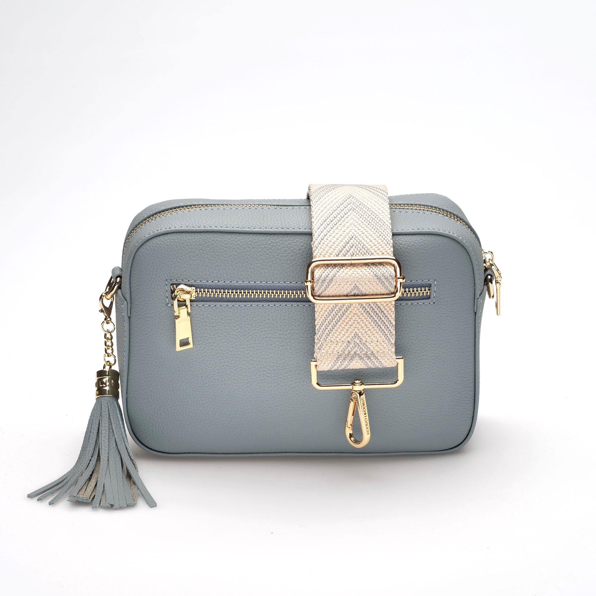 Swoon London Stratford West Coast Blue - Grey Herringbone