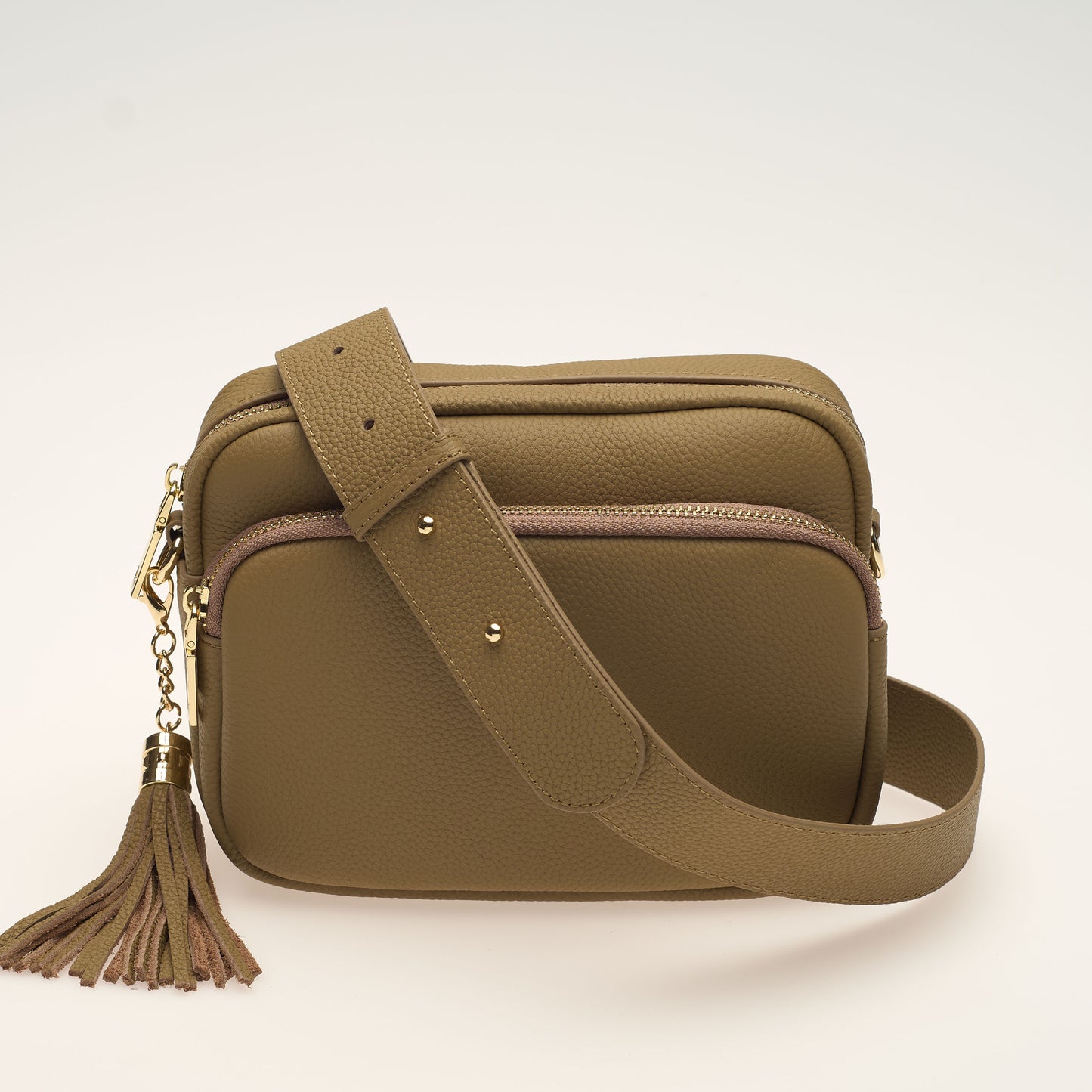 Crossbody Bags - The Downton Bag in Buff by Swoon London