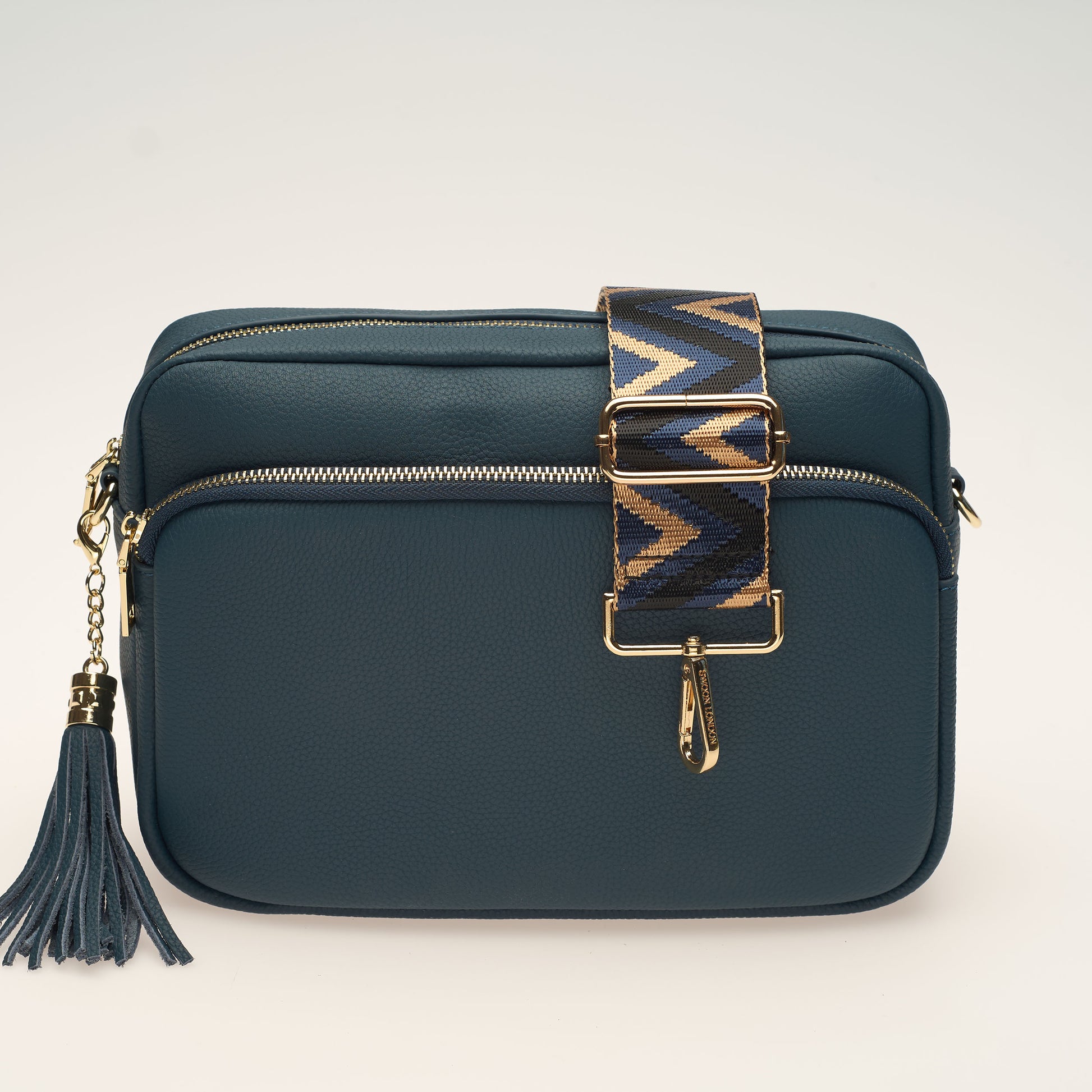 Blue & Stone Zig Zag Strap