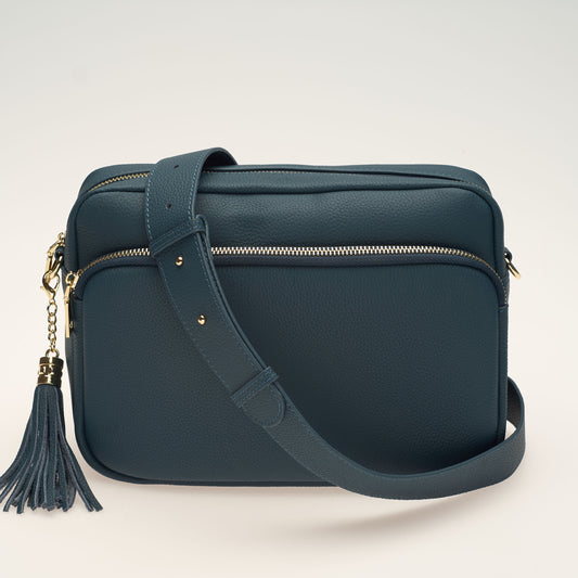 Swoon London Downton XL in Denim with Matching Leather Strap