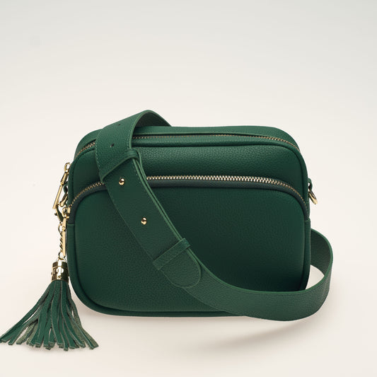 Swoon London Downton in New Forest Green with Matching leather strap