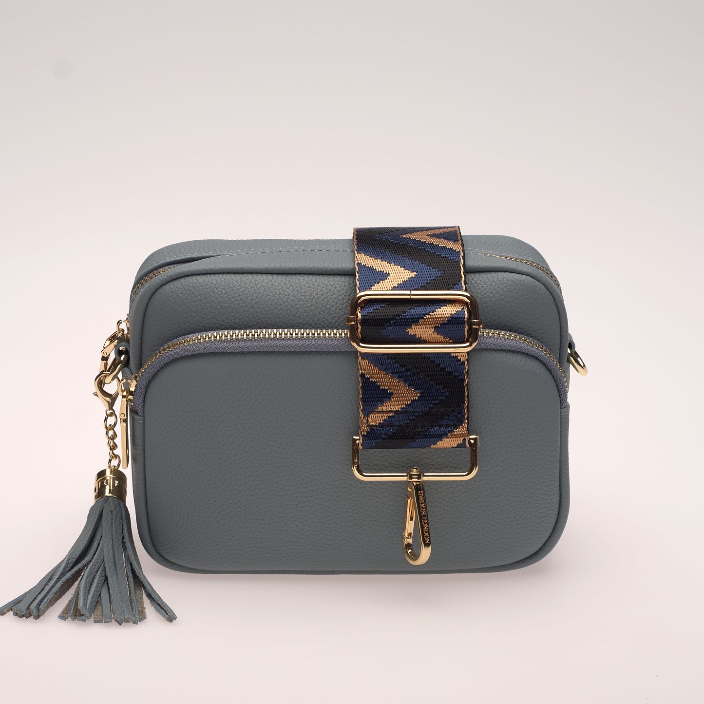 Blue & Stone Zig Zag Strap by Swoon London