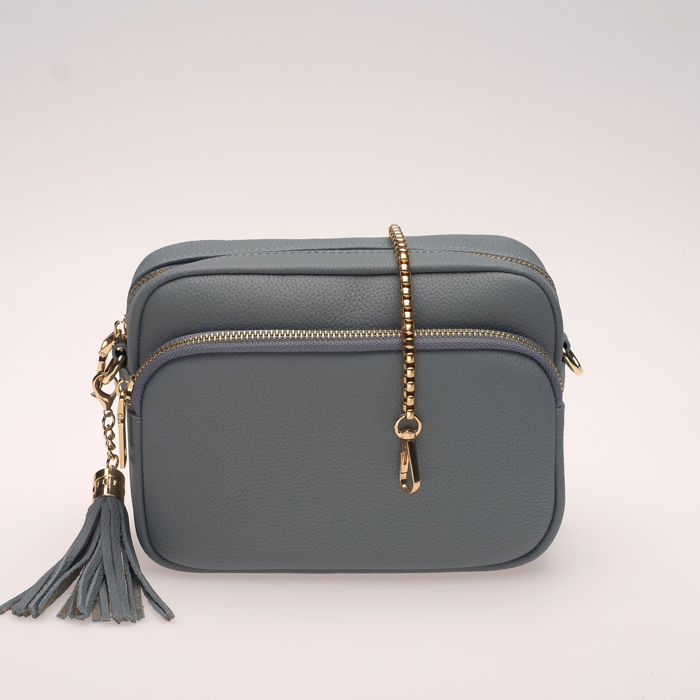 Gold Belcher Chain from Leather Crossbody Bag Set - Swoon London