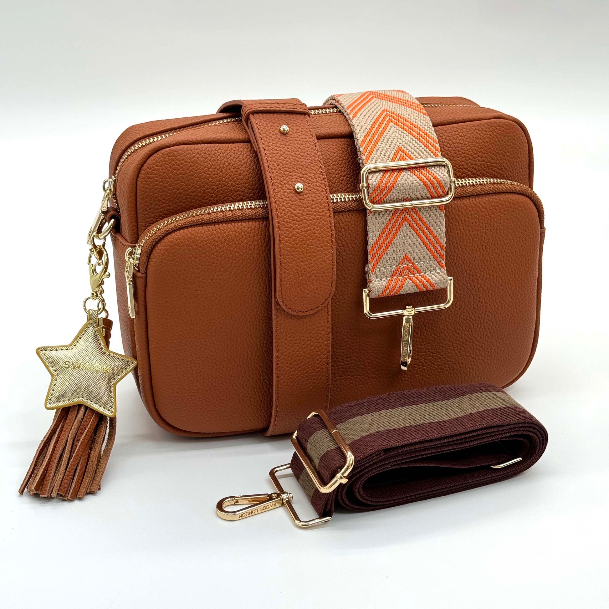 Swoon London All Seasons Leather Crossbody Bag Set