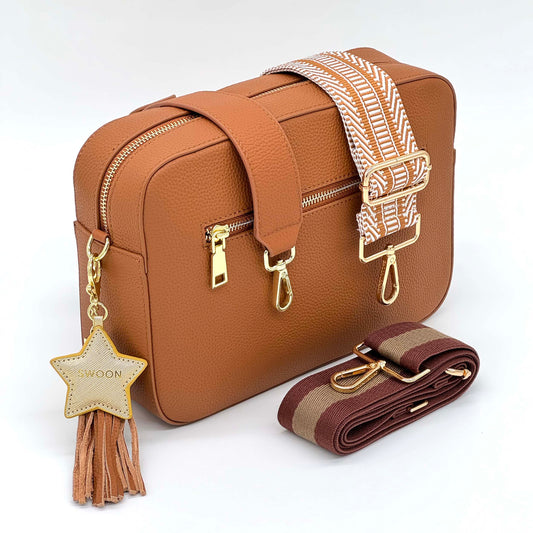 The Big Tan Bag Set by Swoon London