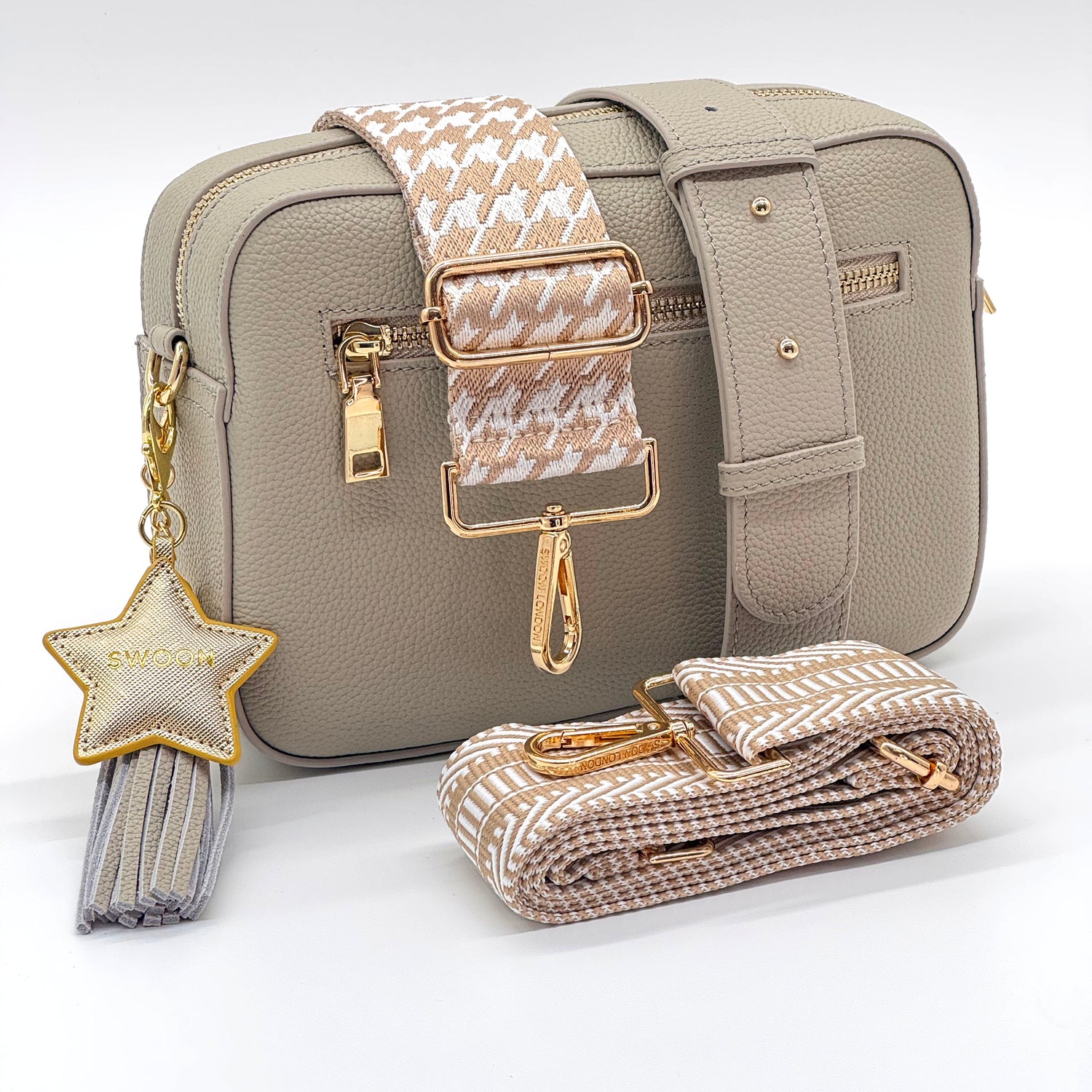 Leather Crossbody Cotswold Bag Set by Swoon London