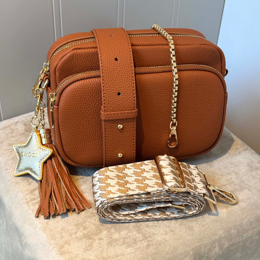 Tan Bag Set by Swoon London