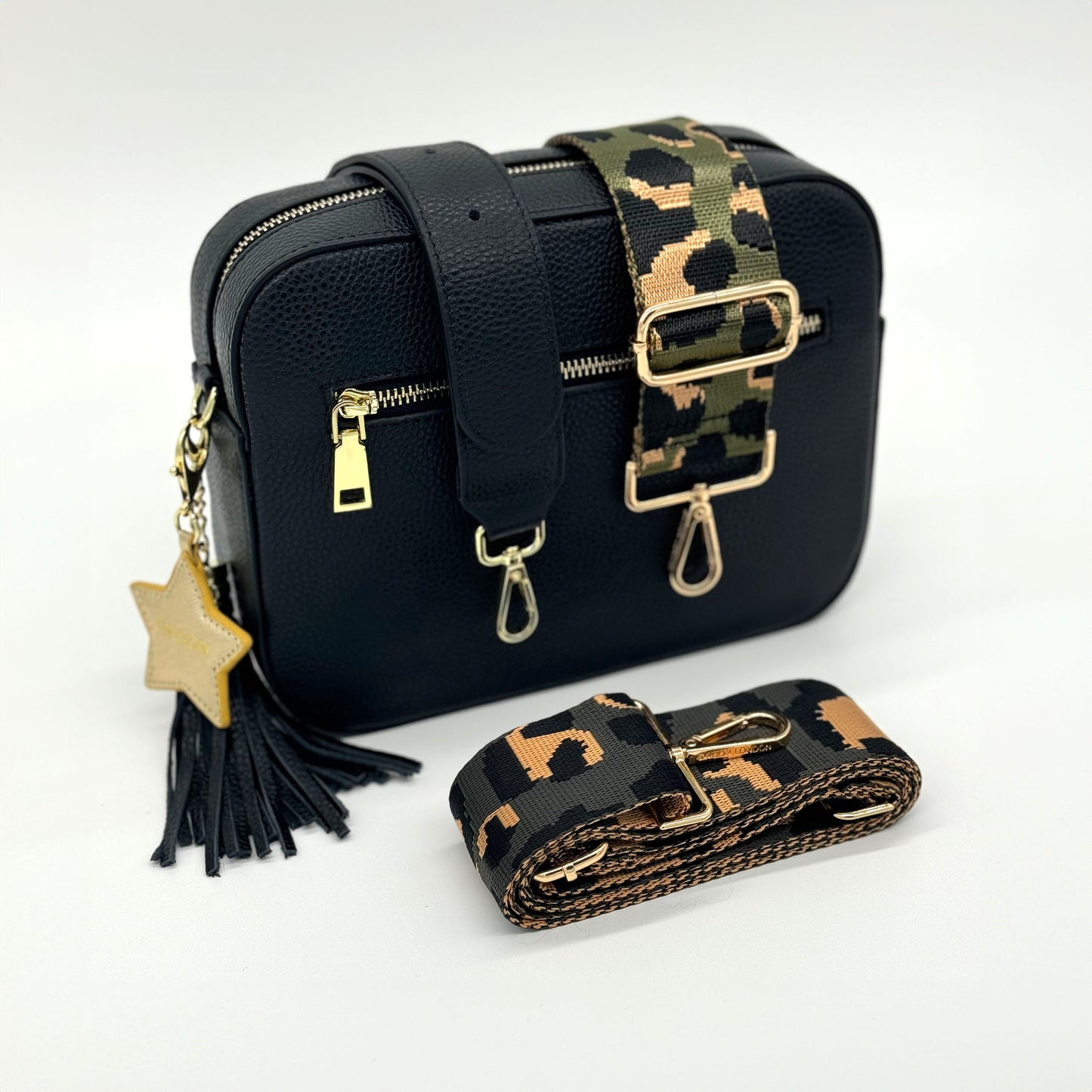 The Leopard Print Lovers Handbag set by Swoon London