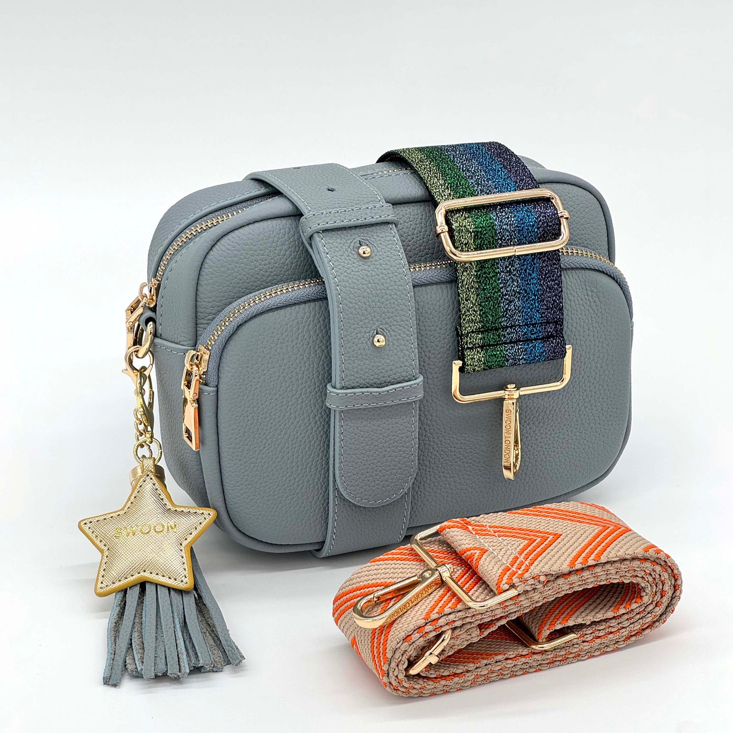 Blue Crossbody Bag Set - Swoon London