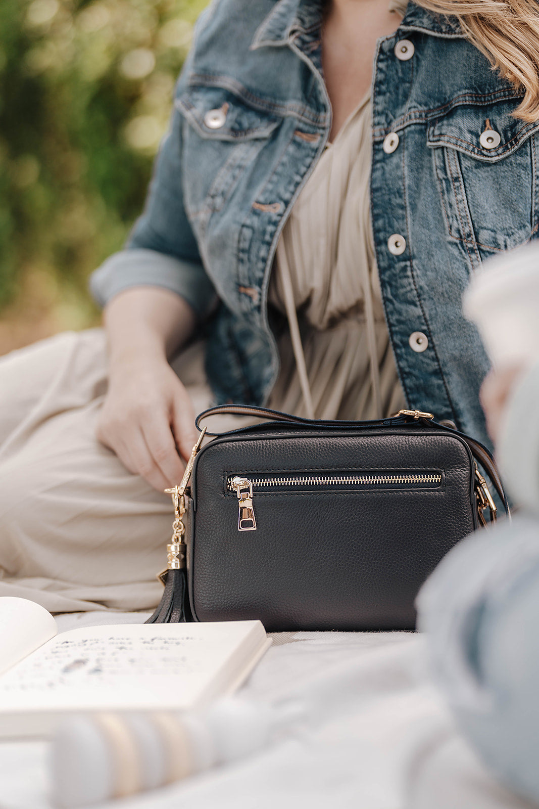 Dark Navy Stratford Bag by Swoon London